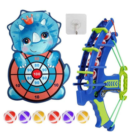 Multi-Game Slingshot & Sticky Ball Dartboard - Fun Outdoor Target Game for Kids - Wnkrs