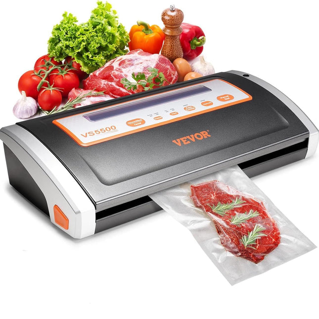 Multi-functional Automatic Vacuum Sealer Machine with Built-in Cutter for Food Preservation - Wnkrs