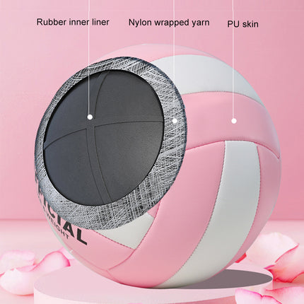 Balón de voleibol nº 5: PVC duradero de 2,7 mm de grosor