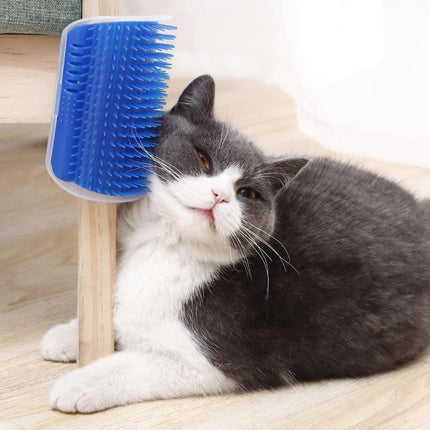 Brosse murale autonettoyante pour chat