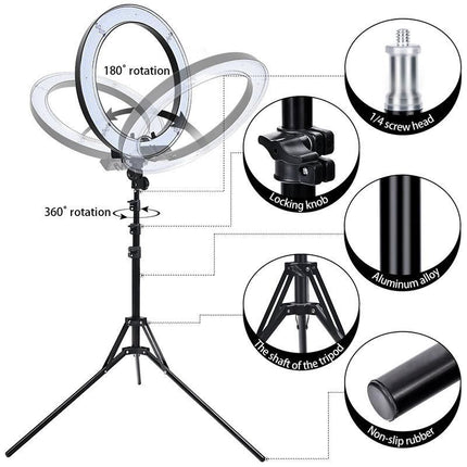 18 Inch LED Ring Light Photography Lamp - Wnkrs