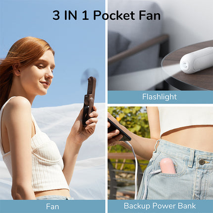 Portable Handheld Rechargeable USB Ventilador