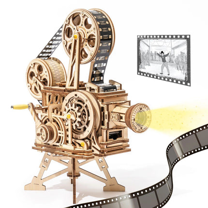 Classic Film Vitascope 3D Wooden Puzzle - Wnkrs