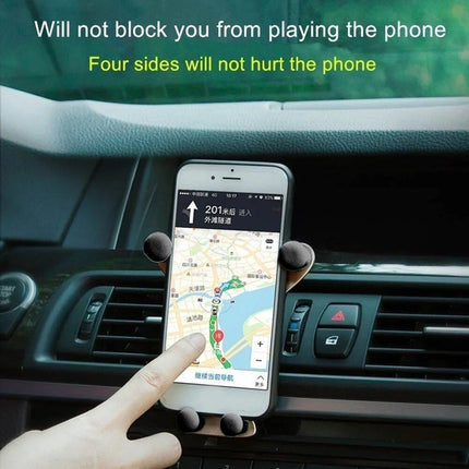 Universal Gravity Air Vent Car Phone Holder for Cellphones and GPS - Wnkrs