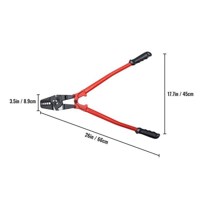 Professional 2-in-1 Wire Rope Crimper & Cutter Tool - Wnkrs