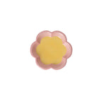 S / Fleur jaune rose