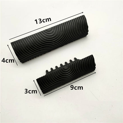 DIY Wood Graining Rubber Roller Set for Wall Painting and Home Decoration