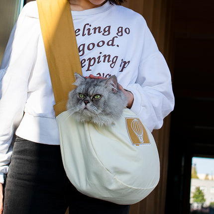 Sac de transport en toile pour chat et petit chien