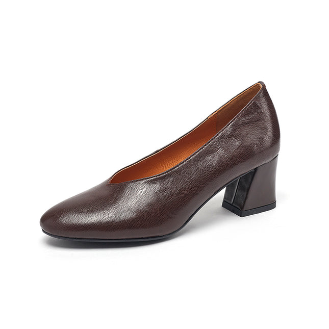 Tacones altos retro de primavera para mujer