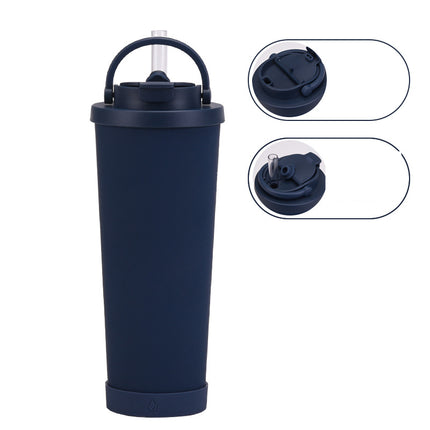 830ml Large Capacity Thermos Cup Convenient Handle - Wnkrs