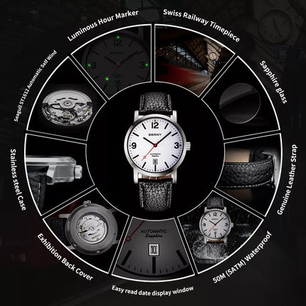 Luxury Automatic Mechanical Wristwatch - Wnkrs