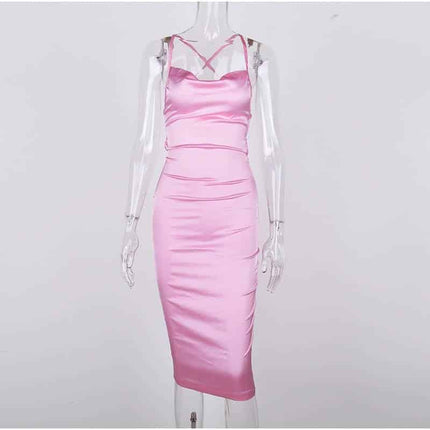 Long Satin Bodycon Dress for Women Dresses W Women Women's Clothing &amp; Accessories  https://wnkrs.com/product/long-satin-bodycon-dress-for-women/