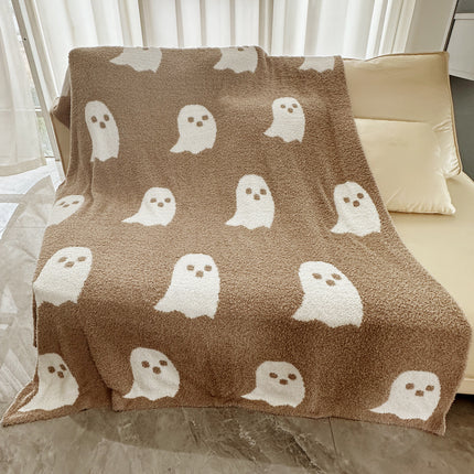 Half Velvet Blanket Ghost Blanket Knitted - Wnkrs