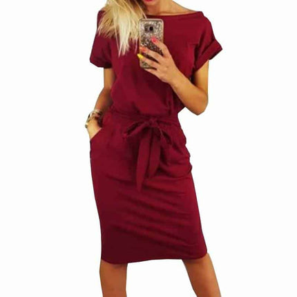 Women's Knee-Length Casual Dress - Wnkrs