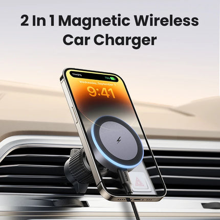 Magnetic Car Phone Holder and Wireless Charger