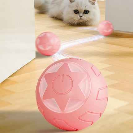 Juguete interactivo con forma de bola rodante para gatos y cachorros