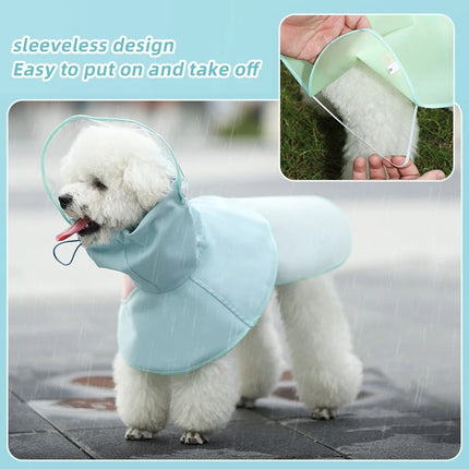 Poncho cape pour chien pour les jours de pluie