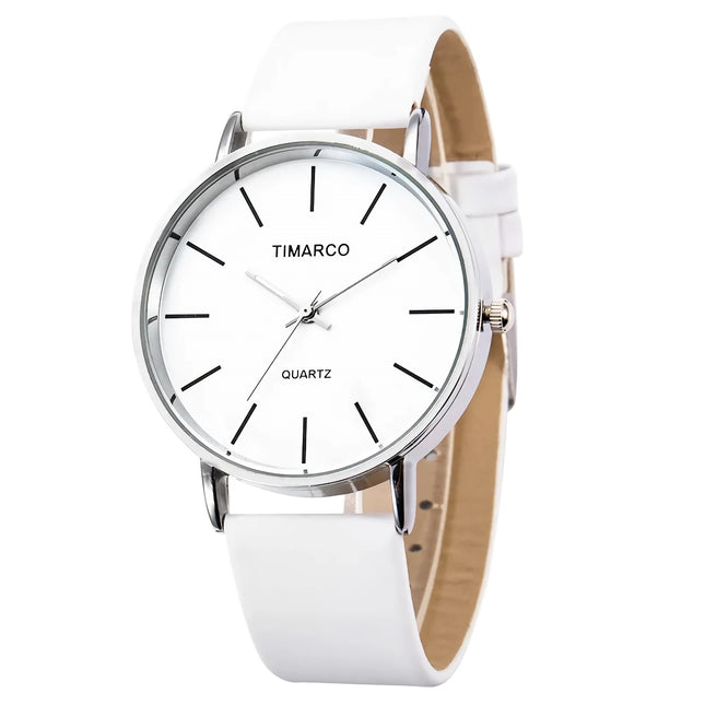 Relojes de cuarzo de lujo para mujer, de estilo minimalista y de negocios