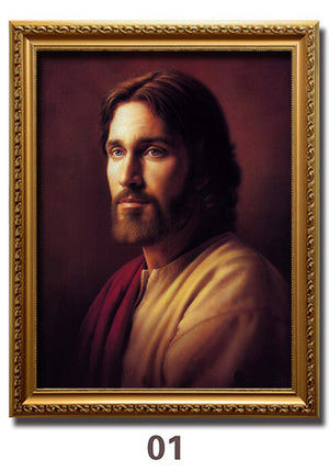 Jesus Portrait Immanuel Lord Christian Decorative Painting - Wnkrs