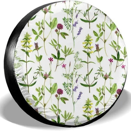 Charming Floral Backup Camera Tire Cover for SUV, Jeep, RV – Weatherproof Polyester Accessory - Wnkrs