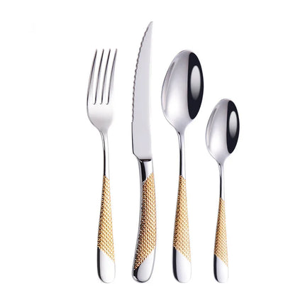 Fashion Golden Dinnerware Set