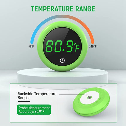 Thermomètre numérique pour aquarium avec grand écran LCD