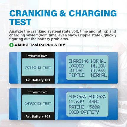 Multi-Function 12V Car Battery Tester - Wnkrs