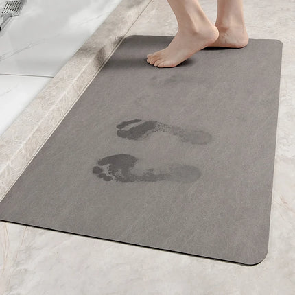 Tapis de salle de bain en diatomite