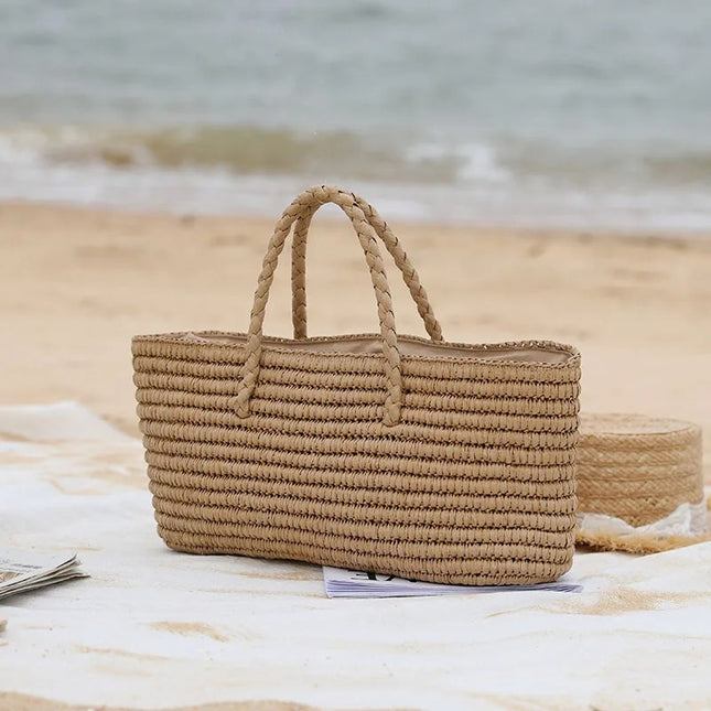 Sac fourre-tout en paille