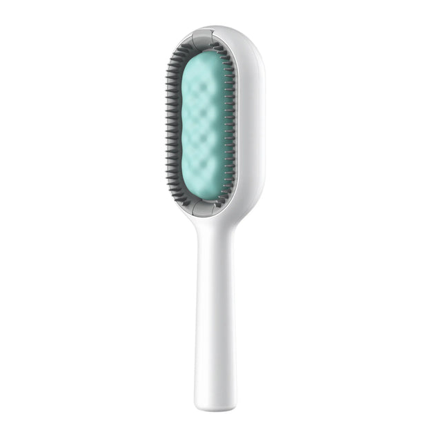 Brosse de toilettage 4 en 1 pour animaux de compagnie avec réservoir d'eau pour chiens et chats