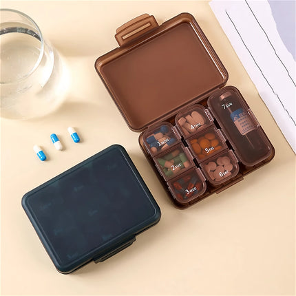 7-Compartment Moisture Proof Pill Organizer