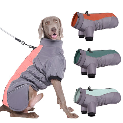 Doudoune d'hiver imperméable pour chiens de petite et moyenne taille