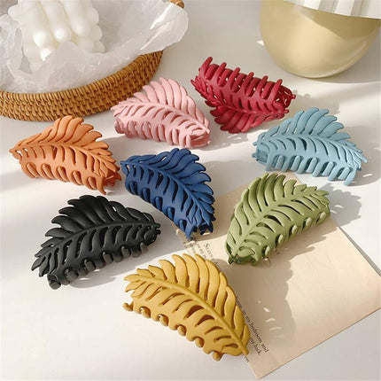 Solid Color Large Claw Hair Clip