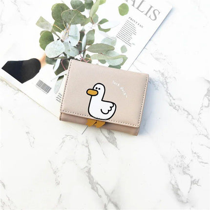 Charming Duck-Themed Mini Women's Wallet - Wnkrs