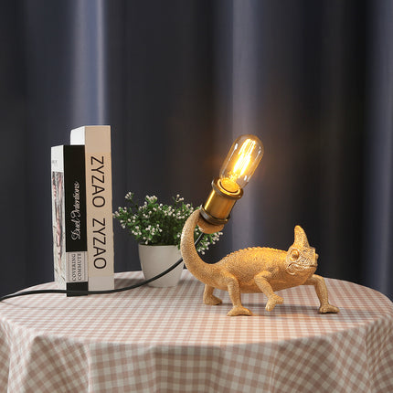 Resin Lizard Table Light