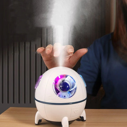 Humidificador de aire mini USB de 220 ml con luz LED y niebla ultrasónica