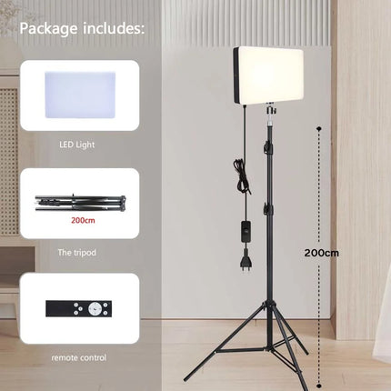 Kit de iluminación LED para estudio fotográfico de 200 cm