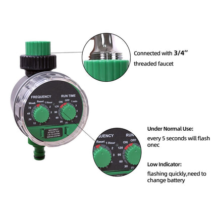 Automatic Garden Watering Timer with Digital Control