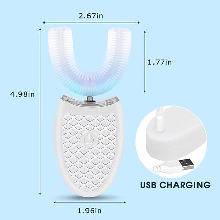 Cepillo de dientes eléctrico en forma de U