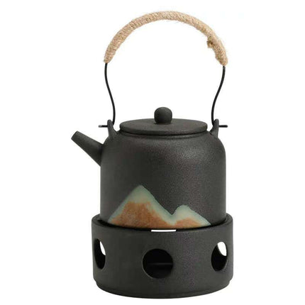 Japanese Style Warm Tea Stove Pot Ceramic Tea Set - Wnkrs