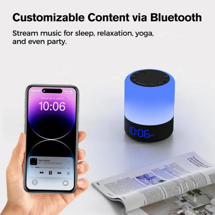 Reloj despertador con altavoz Bluetooth