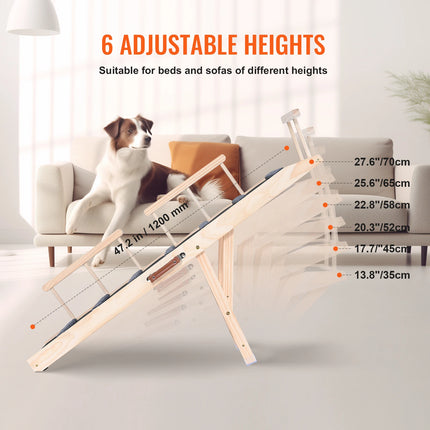 Rampa plegable ajustable para mascotas