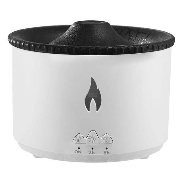 Electric Aroma Essential Oil Diffuser with Flame Lamp