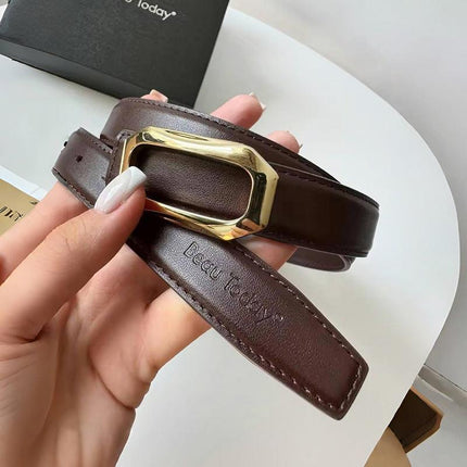 Casual Women’s Genuine Cow Leather Belt