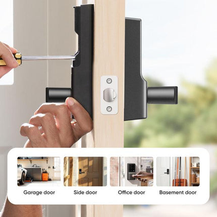 Cerradura de puerta inteligente sin llave con huella dactilar y Wi-Fi