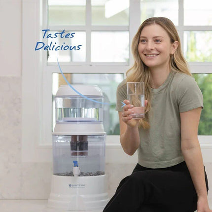 Advanced Countertop Mineralizing Water Filter System - Chlorine and Fluoride Reduction