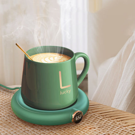 Coffee Mug Warmer Warm Coaster Smart Heating Cup Thermal Insulation Constant Temperature Coaster Heating Pad Desktop - Wnkrs