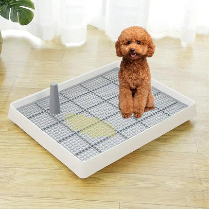 Compact Indoor Puppy Potty Tray with Anti-Splash Design - Wnkrs