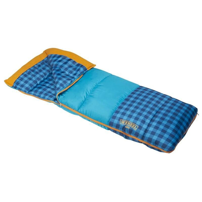 Cozy & Colorful 40-50 Degree Youth Rectangular Sleeping Bag for Camping - Wnkrs