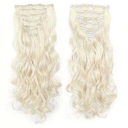 Long Wavy Ombre Clip-In Hair Extensions